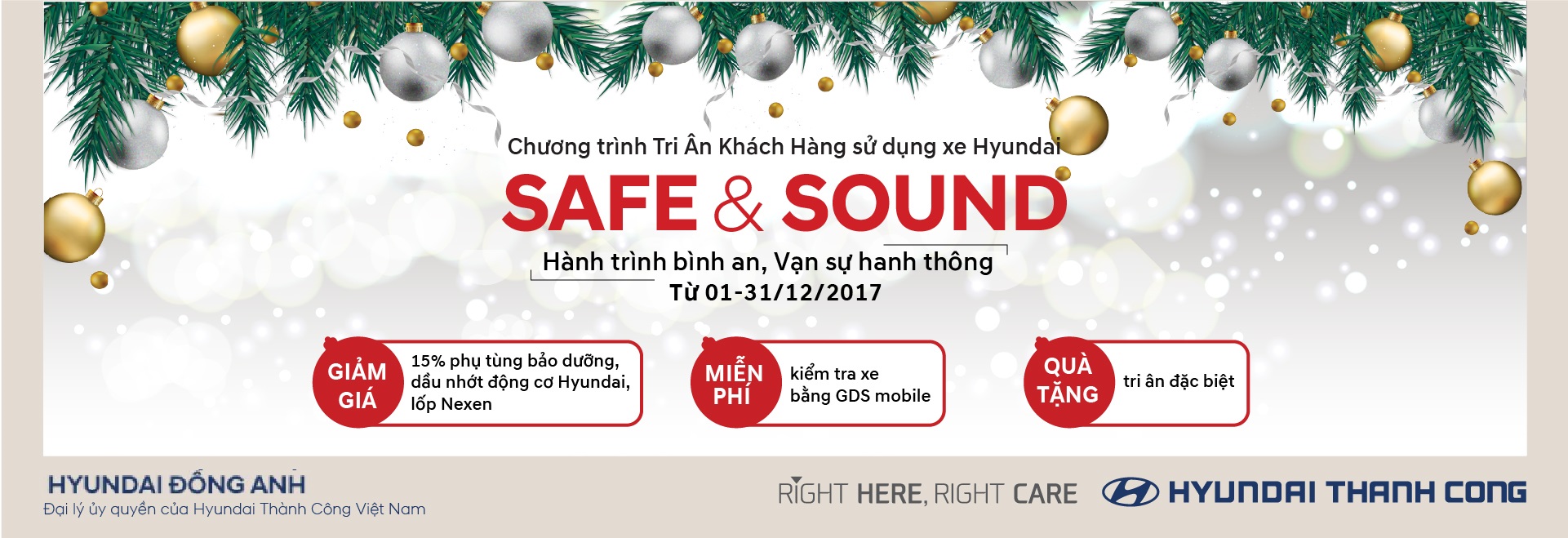 KHUYẾN MẠI DỊCH VỤ CUỐI NĂM 2017